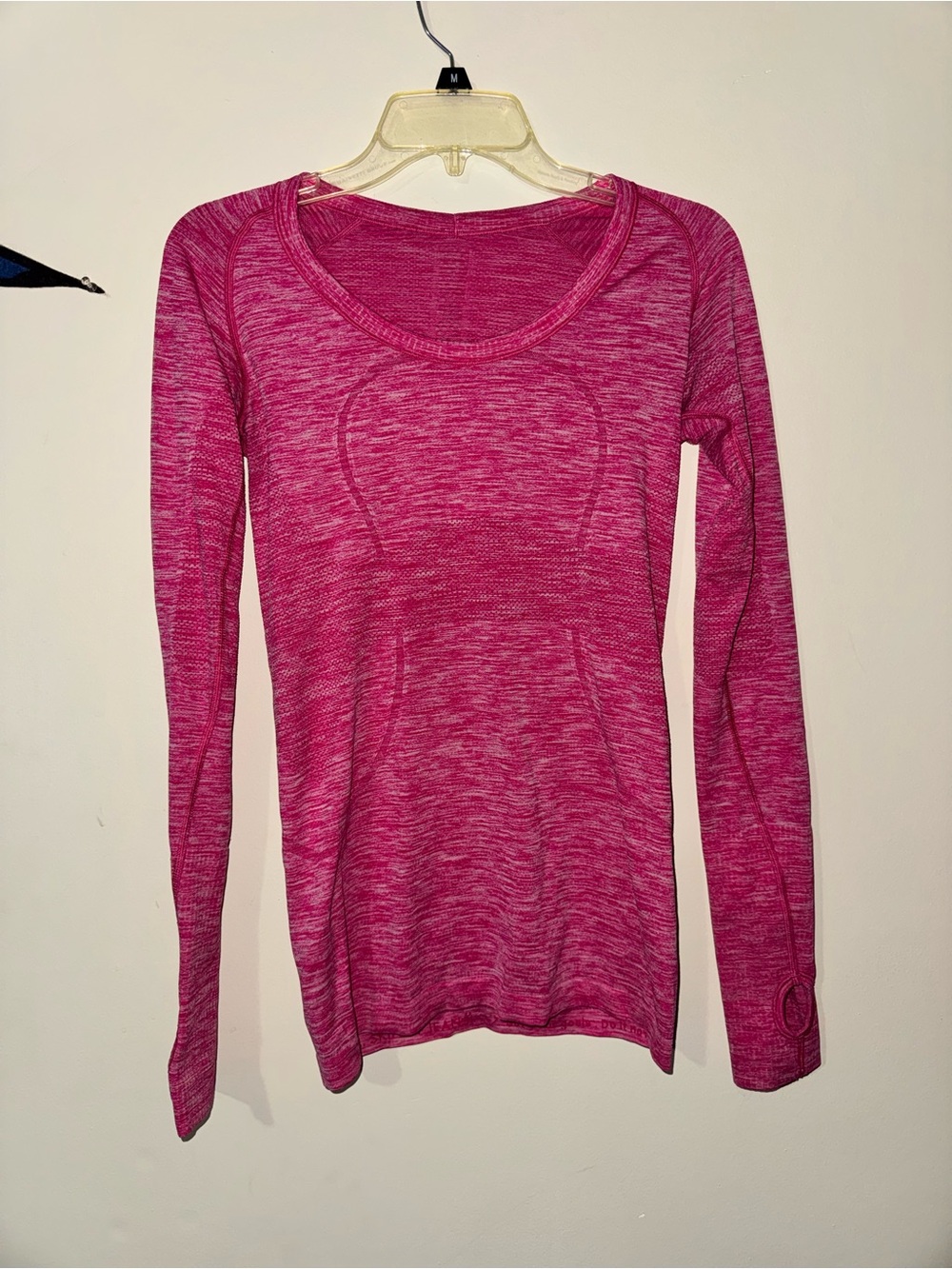 Lululemon Pink Long-Sleeve Performance Top